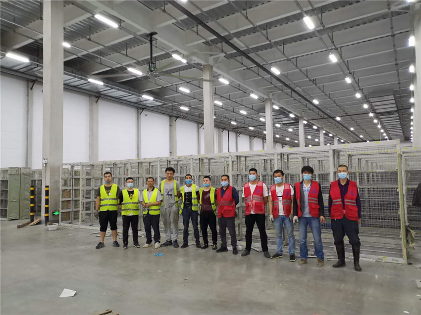 武漢當當網貨架拆裝搬遷項目